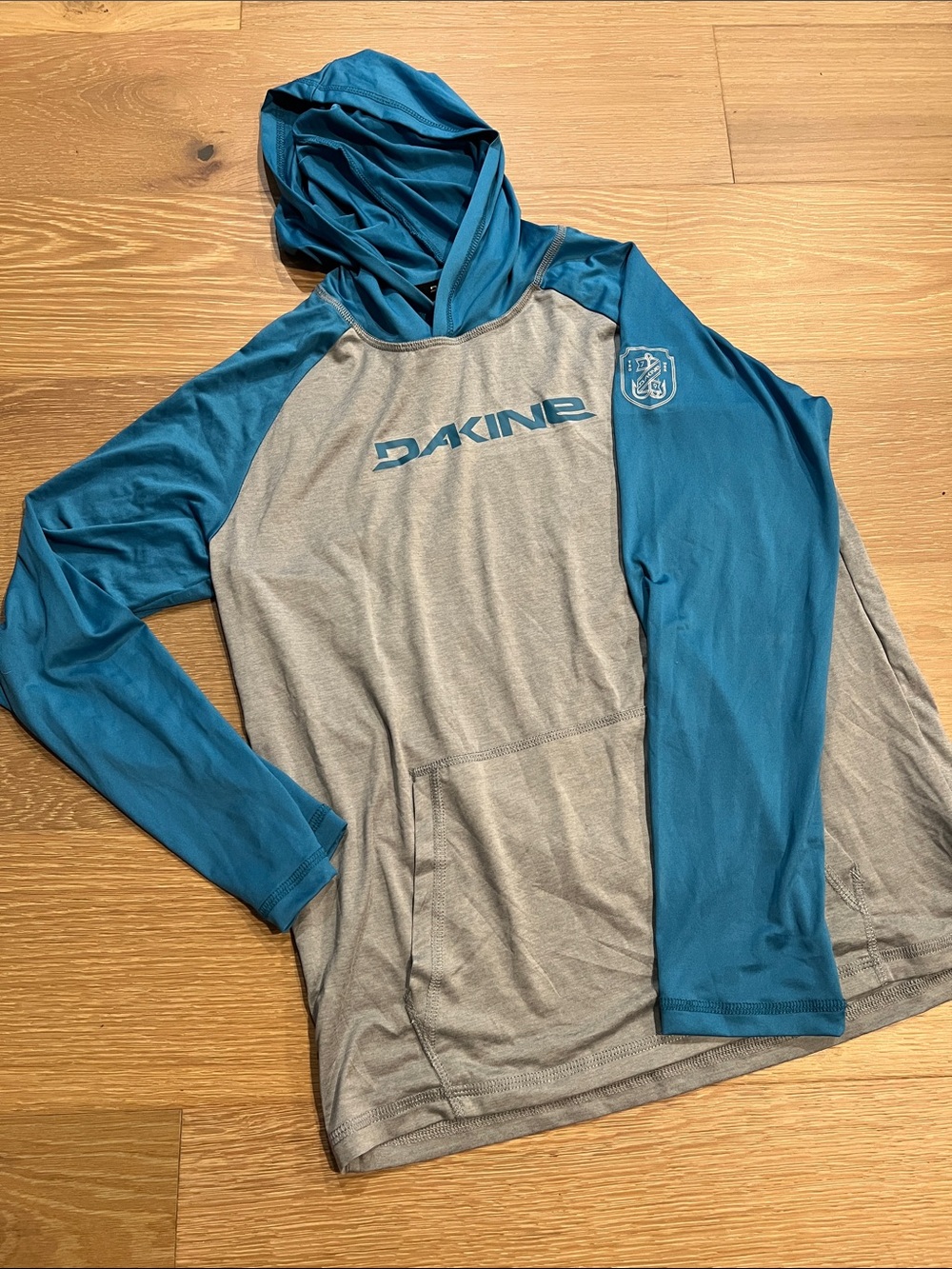 Dakine Teal & Gray Swim Rash Guard